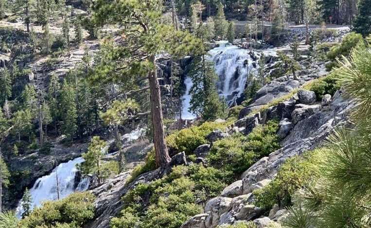 Woman wants to photograph waterfall and falls 45 meters deep