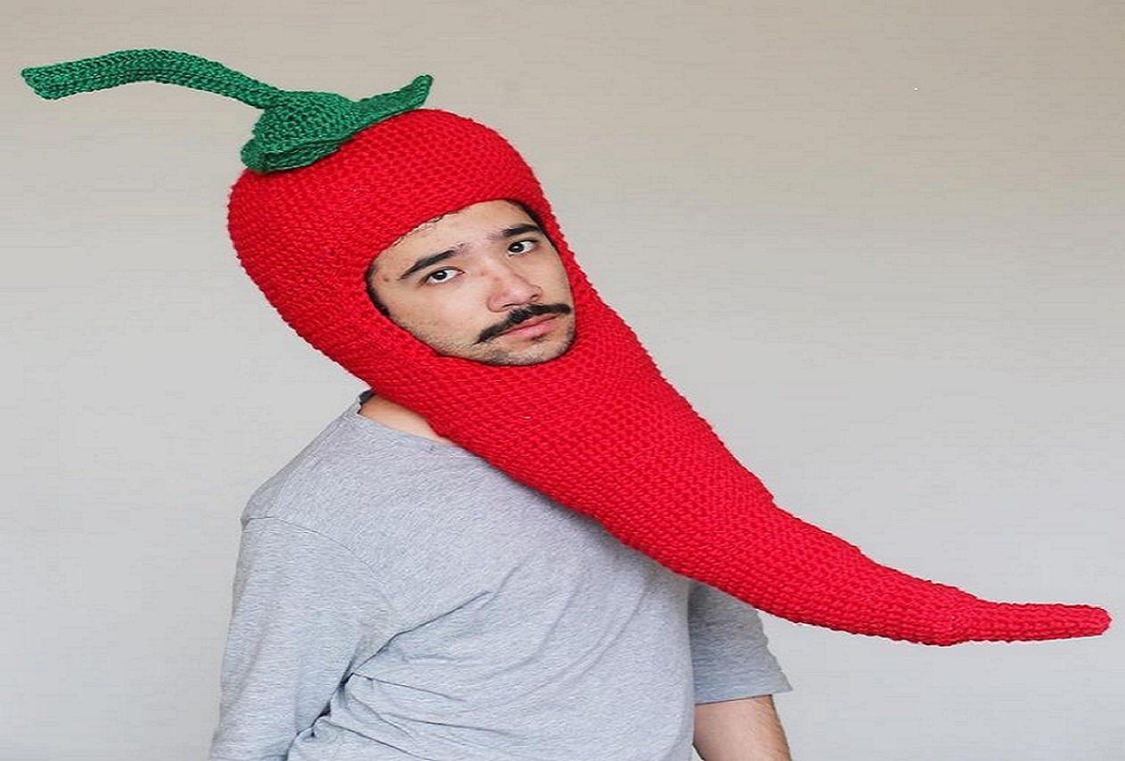 Peanut to pepper: these funny crocheted hats are a hit on Instagram