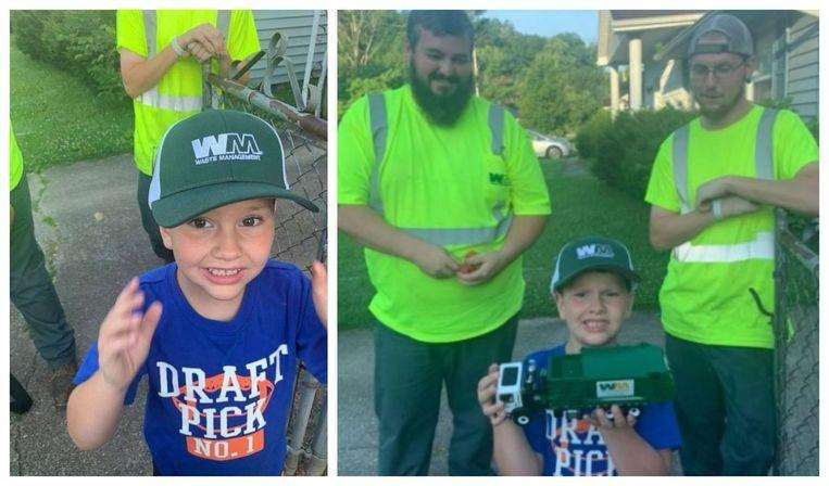 Every week autistic boy (6) is waiting for his best friends: waste collectors
