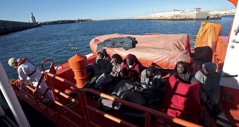 Moroccan naval power rescues 242 migrants from inflatable boats