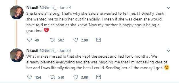 but kept the secret for 8 months