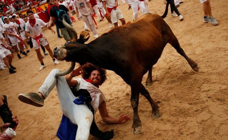 “Horn pierced my neck”: man tells how selfie was almost fatal during Pamplona’s bull run