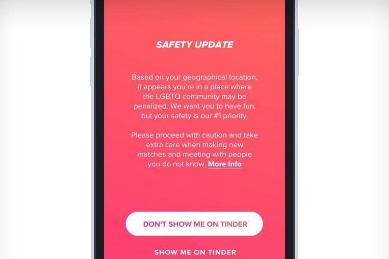Tinder hides LGBTQ + users in unsafe countries