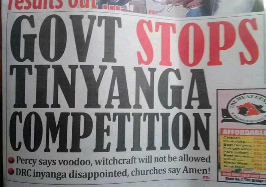 Eswatini (formerly Swaziland): government bans witchcraft competition