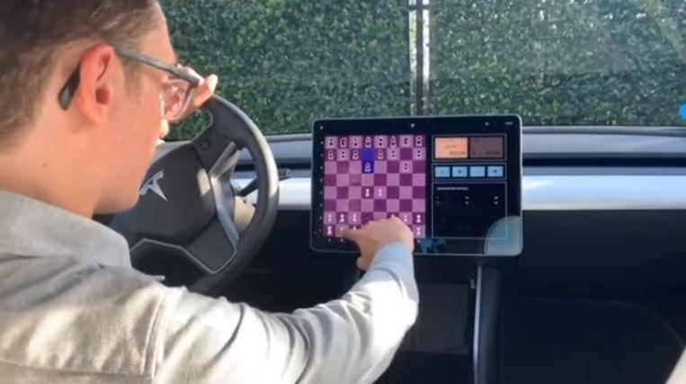You can now play chess against your Tesla