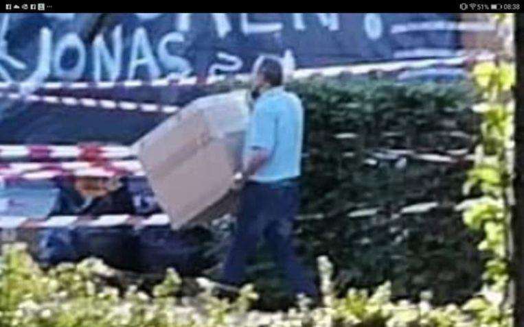 Couple return from their wedding, their home full of shredded paper
