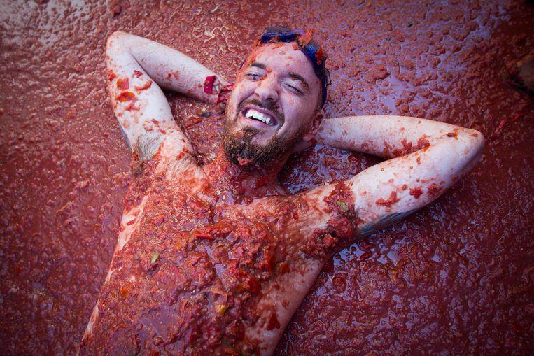 Some 22,000 people took part in ‘La Tomatina’ today