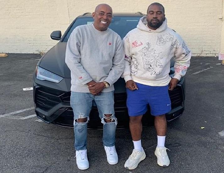 Kanye West gives his manager a very expensive sports car as a gift