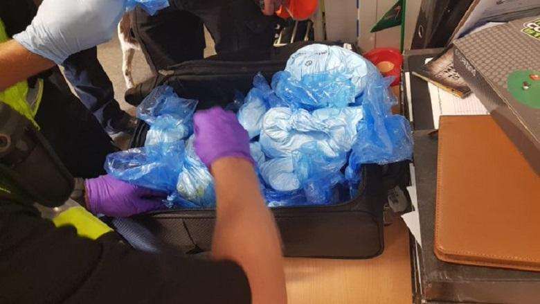 Huge drug capture at London airport turns out to be cake mix