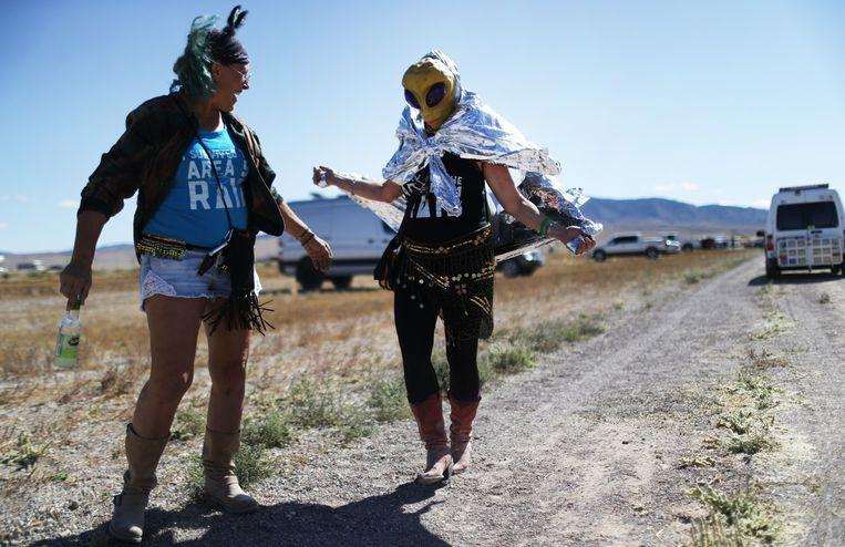 More than 2,000 ‘UFO believers’ gathered, but storming secret Area 51 is not forthcoming
