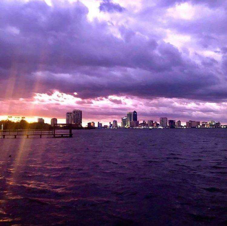 Hurricane Dorian’s passage through Florida: why Sky became purple