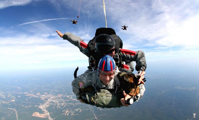 Man gets parachute jump as gift from his wife and falls to pieces
