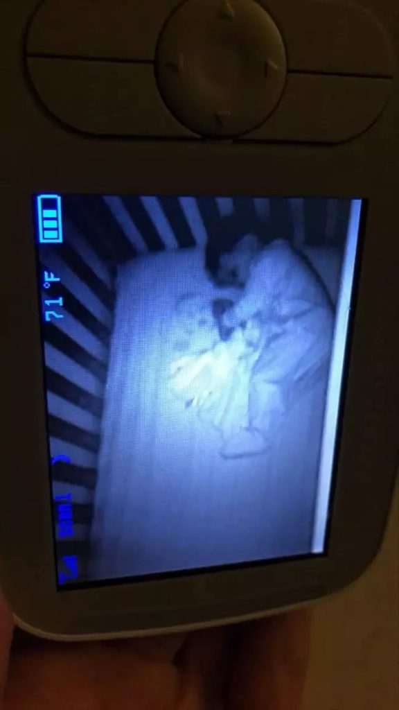Mother sees ‘ghost’ next to sleeping baby