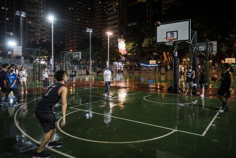 Young people protested symbolically in Hong Kong against the statements of LeBron James.