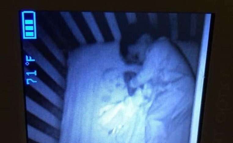 Mother sees ‘ghost’ next to sleeping baby
