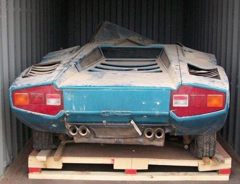 Rare Lamborghini recovered in container after forty years