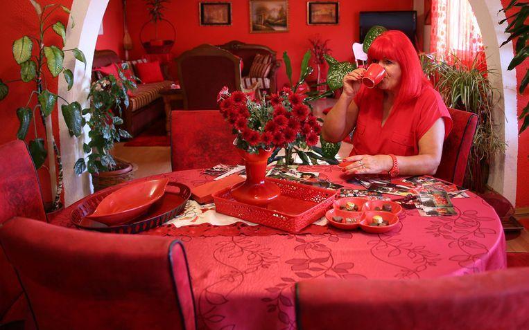 Woman with ‘red’ obsession wants to continue bizarre lifestyle after her death
