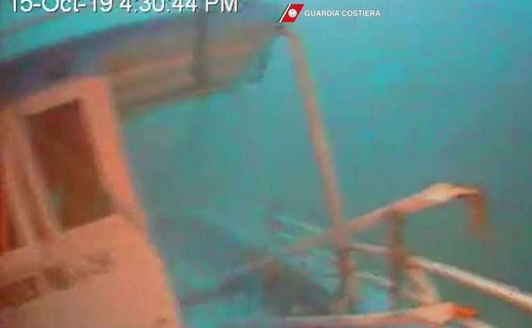 Woman with baby in her arms found on the bottom of Sea
