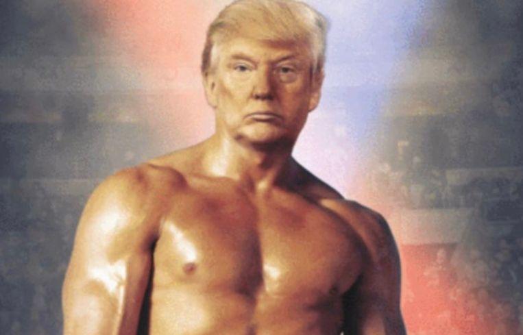 Trump posts a picture of himself as Rocky, and what he means by it