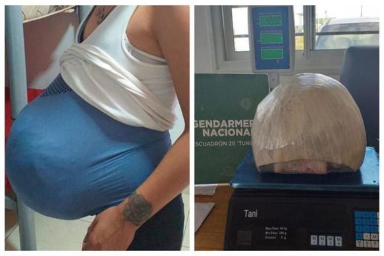 Woman pretends pregnancy and smuggles 4.5 kg of cannabis