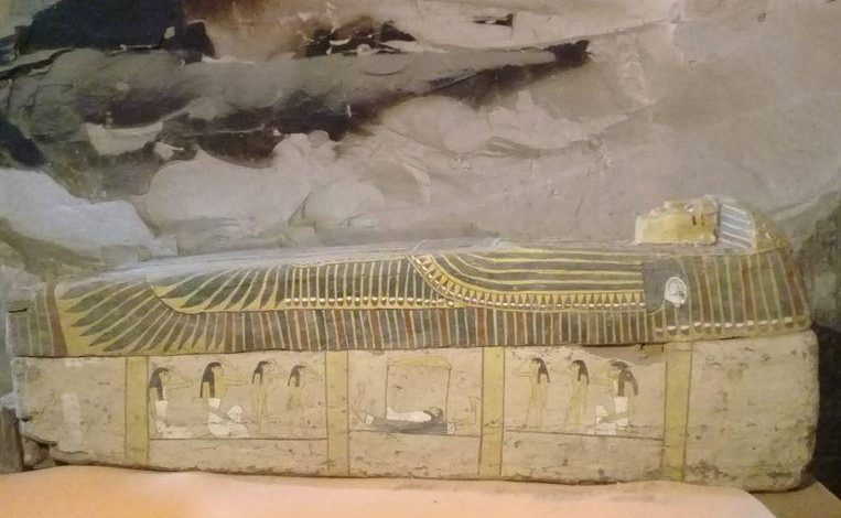 Archaeologists discover 3,500-year-old coffins in Egyptian Luxor