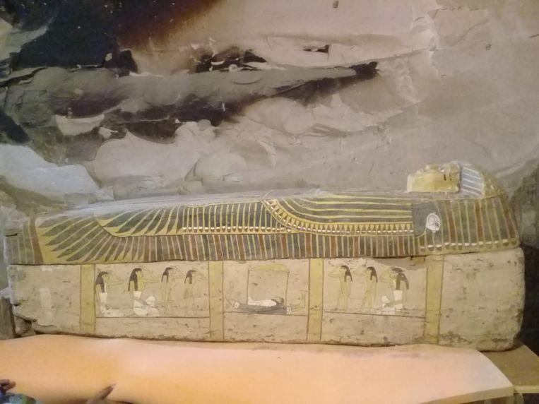 Archaeologists discover 3,500-year-old coffins in Egyptian Luxor
