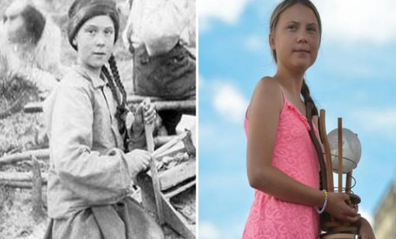 "Greta Thunberg is a time traveler": 120 year old photo leads to a fuss on social media