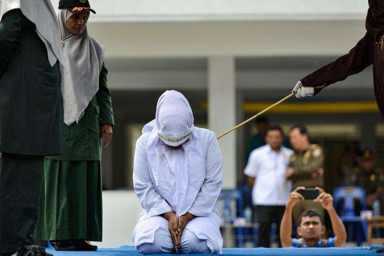 Religious leader who helped with strict laws against adultery gets lashes after he was caught