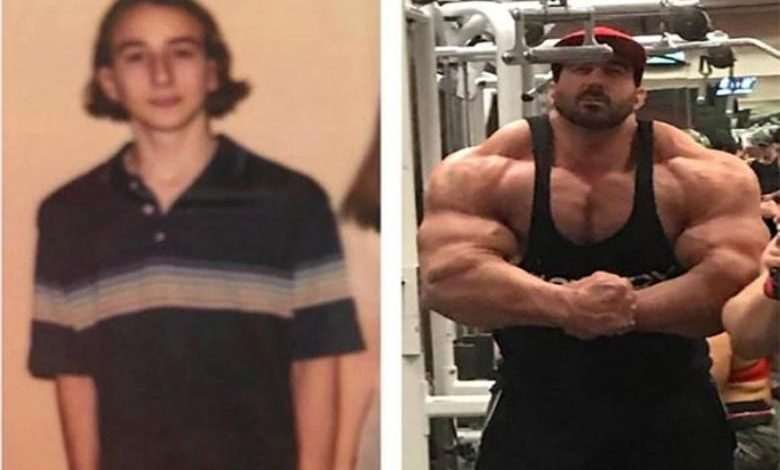 Craig ‘The Hulk’ from Las Vegas, muscle bundle worked up from 68 to 159Kg