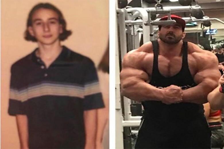 Craig ‘The Hulk’ from Las Vegas, muscle bundle worked up from 68 to 159Kg