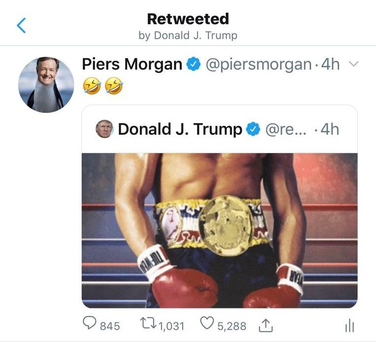 Trump posts a picture of himself as Rocky, and what he means by it