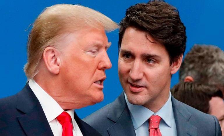 Trump finds Trudeau “hypocritical” and cancels press conference after other leaders laugh at him