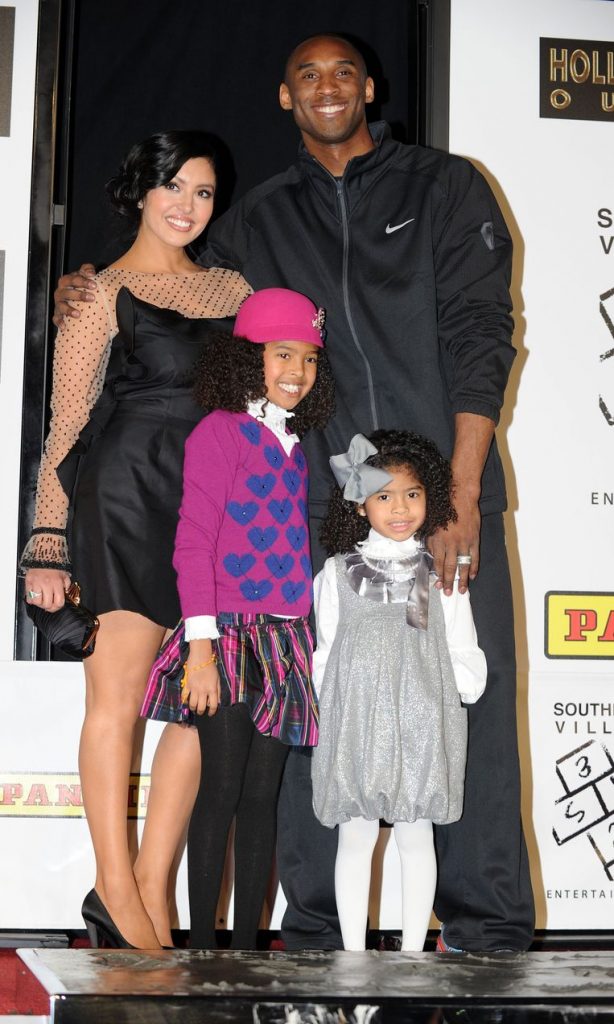 Kobe Bryant and His Family