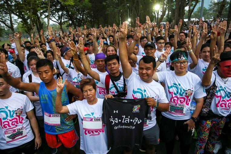 Thousands of protesters demand more democracy in Thailand