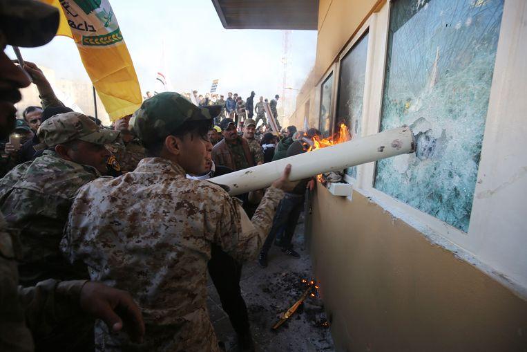 Iranian leader denies any involvement in riot at U.S. Embassy in Baghdad