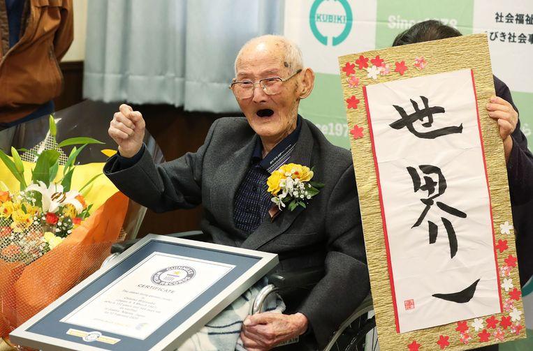 The oldest man in the world, 112-year-old Japanese, dead
