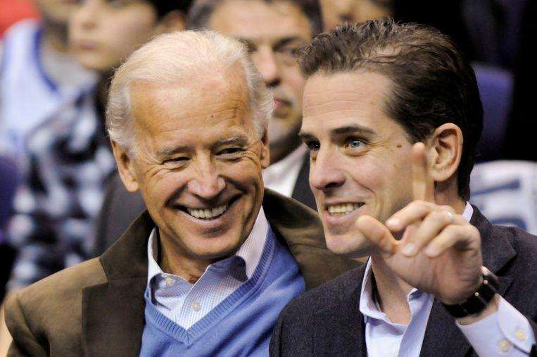  Joe and Hunter Biden in 2010.