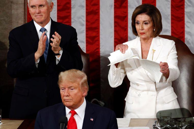 Why Nancy Pelosi tears Trump’s speech to pieces