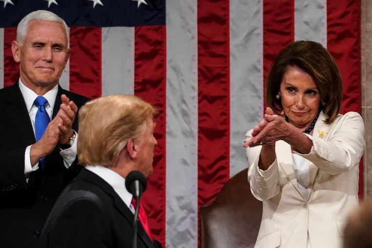 Pelosi at the previous State of the Union in 2019.