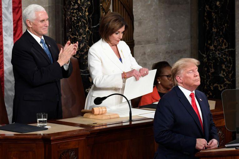 Why Nancy Pelosi tears Trump’s speech to pieces