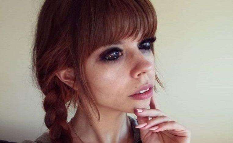 Model almost blind, she wants to imitate rapper by tattoed her eyeballs