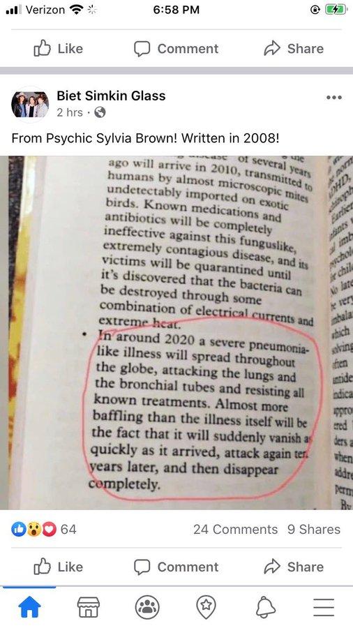 Kim Kardashian shares excerpt from a book that predicts coronavirus