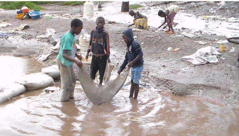 The children receive one or two dollars a day to provide cobalt for the expensive gadgets for some of the richest companies in the world.