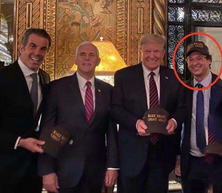 Donald Trump had a dinner on Saturday with Fabio Wajngarten, spokesman for Brazilian President Jair Bolsonaro.