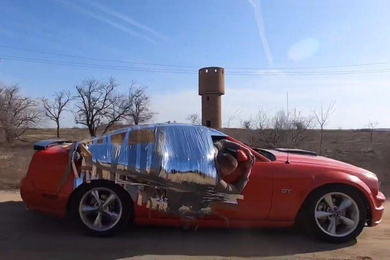 Striking images: What duct tape is not good for (video)
