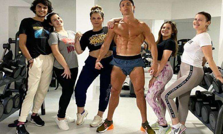Cristiano Ronaldo also in quarantine as sharp as a knife