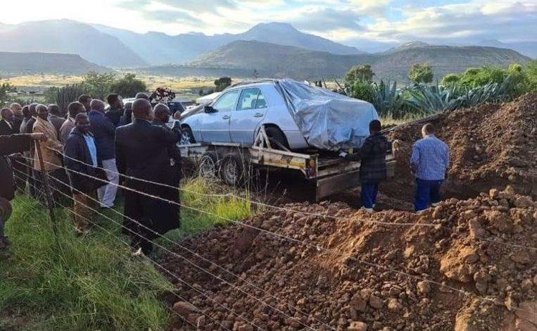 Last wish granted: South African buried with his Mercedes