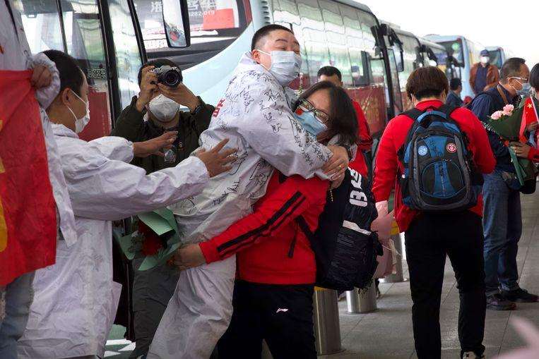 Wuhan rejoices end of lockdown with light show but worries not over yet