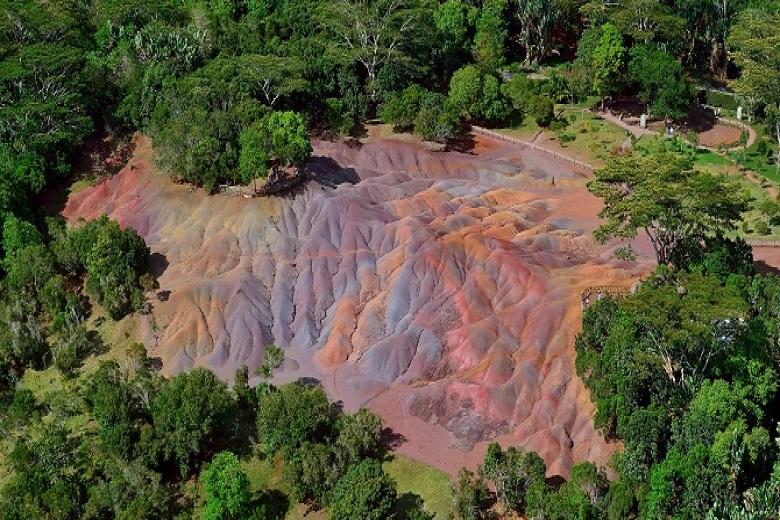 The Seven-Colored Earth of Chamarel in Mauritius