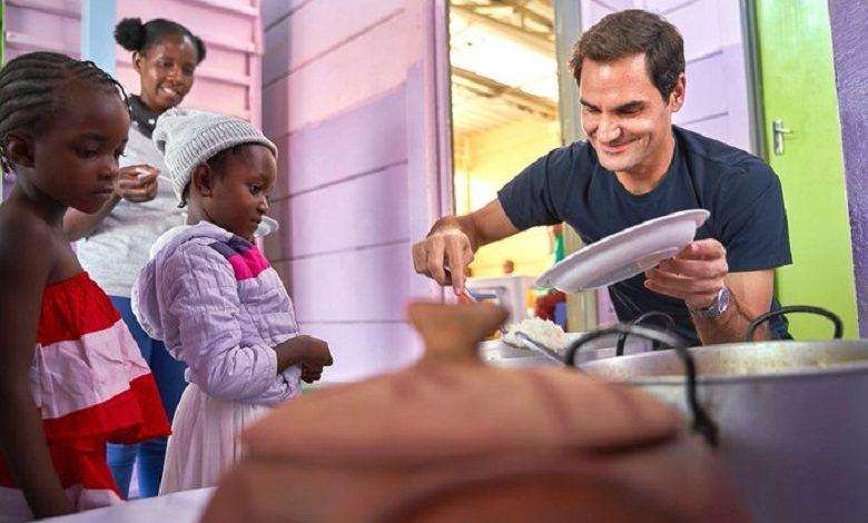 Roger Federer to feed 64,000 vulnerable young children in Africa
